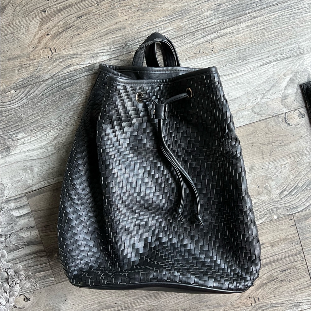 Faux Leather Backpack - Picture 5 of 9